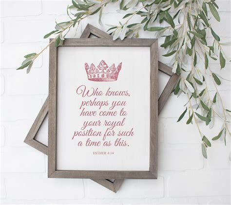 Esther 4 14 For Such a Time As This, Esther 414 Perhaps This is The ...