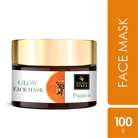 Buy Good Vibes Glow Face Mask - Papaya (100 g)
