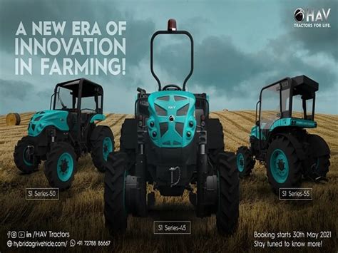 Fully Automatic India's First Hybrid Tractor Launched With No Battery ...