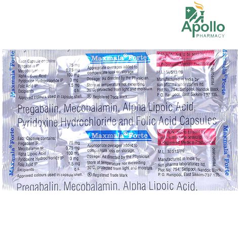 Maxmala Forte Capsule 10's Price, Uses, Side Effects, Composition ...