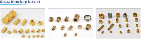 » Brass Knurling Inserts