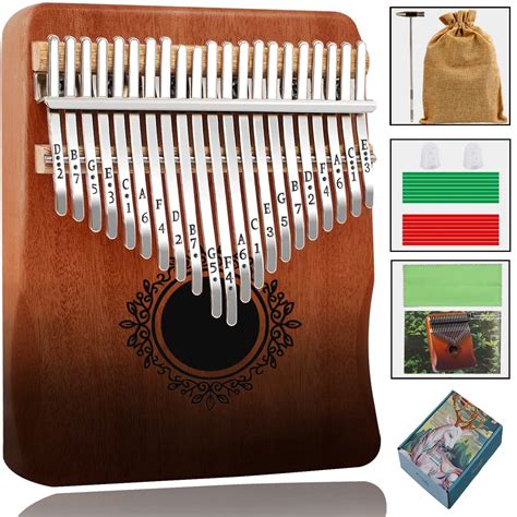 Buy Kalimba 21 Keys,Calimba, Portable Kalimba Thumb Piano, Finger Piano ...