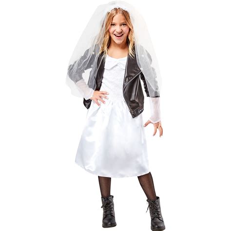 Bride of Chucky Tiffany Costume for Kids by Rubies, Girls Large ...