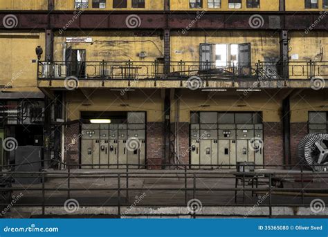 Electricity Distribution Hall in Metal Industry Stock Photo - Image of huge, frame: 35365080