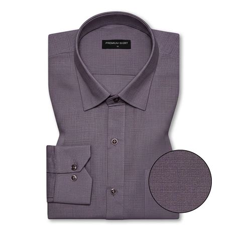 Purple Textured Linen Shirt For Men – Gentlemanlabel.in