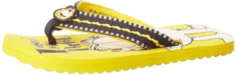 Garfield Boy's Flip Flop Yellow Synthetic Flip-Flops and House Slippers ...