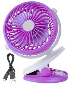 pinaaki PURPLE Supper Seling Colling Clip Fan Personal Small Cooler ...