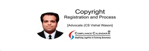 Copyright: Registration and Process [Advocate (CS) Vishal Wason]