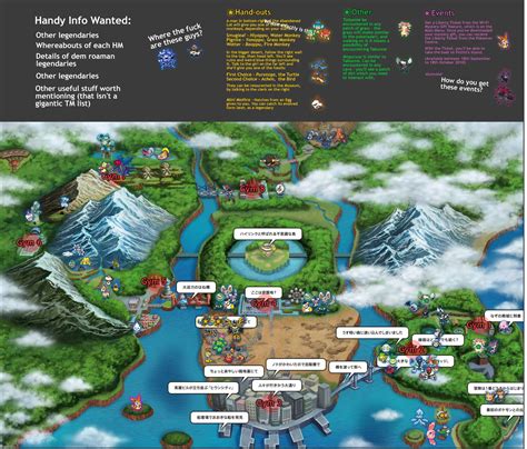 Mappa Pokemon Unova