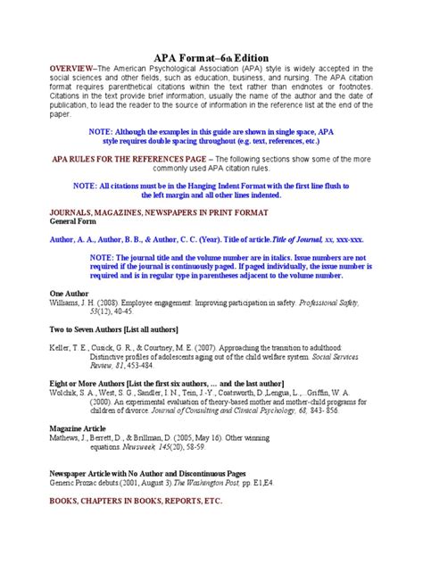 Image result for APA Format 6