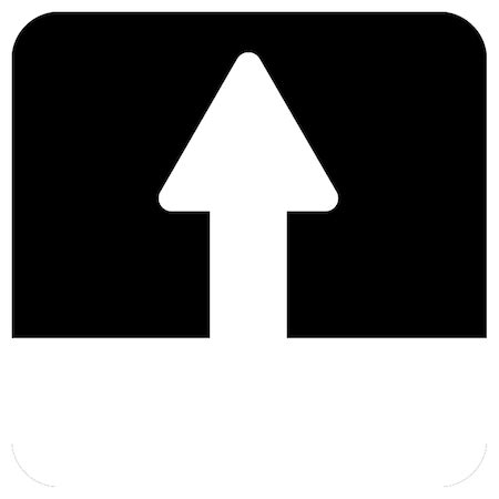 Identity Group Arrow Only, 2 color, Black, 15", 8604BK 8604BK | Zoro