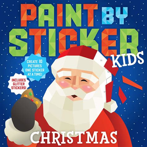 Paint by Sticker Kids: Christmas: Create 10 Pictures One Sticker at a ...