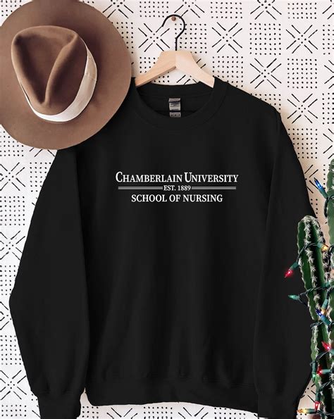 Chamberlain University School of Nursing Sweatshirt - Customizable - Etsy