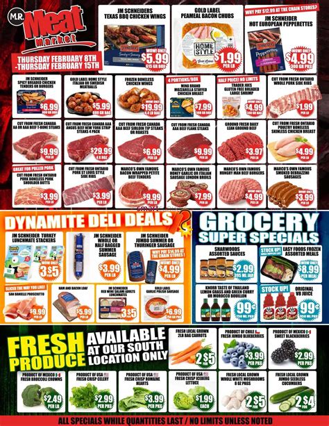 M.R. Meat Market Flyer February 8 to 15