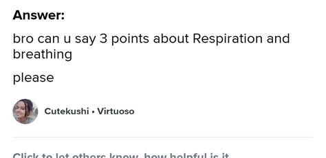 1)breathing means intake of air throug nasal cavity to alvoli ,,but ...
