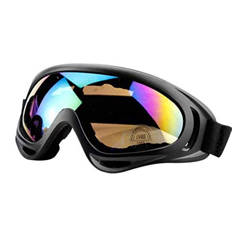 OtoRoys Motorcycle Goggles Eyewear Helmet Goggles Anti-UV Outdoor Sport ...