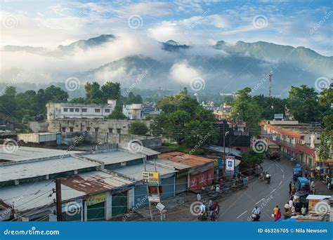 Rishikesh Town editorial image. Image of temple, rainy - 46326705