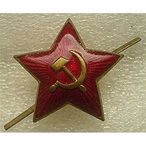 Buy WWII Original Sign Soviet RED STAR USSR Russian Army Pilotka ...