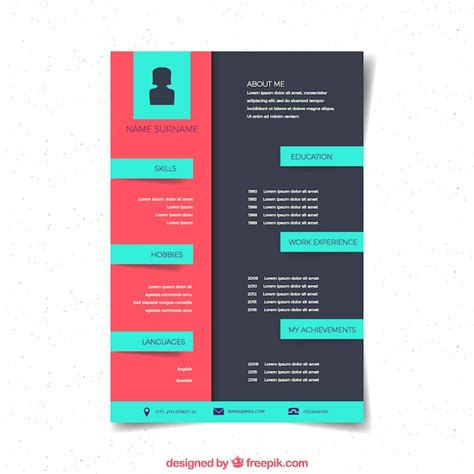 Free Resumes covers letters templates to design online | Freepik