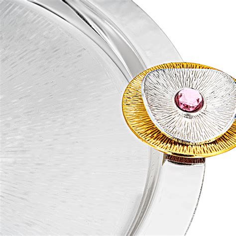 Beliram Exclusives Silver Plated Round Platter
