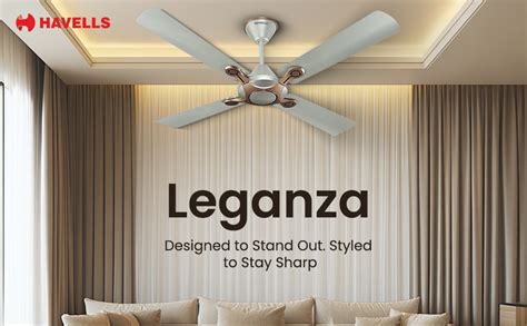 Buy Havells 1200mm Leganza ES 4B Ceiling Fan|Best fan in 4 Blade ...