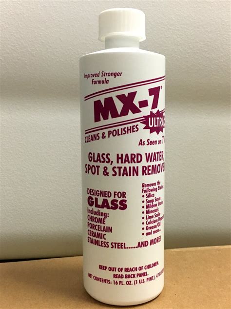 MX-7 ULTRA Glass, Hard Water, Spot & Stain Remover : Amazon.in: Health ...