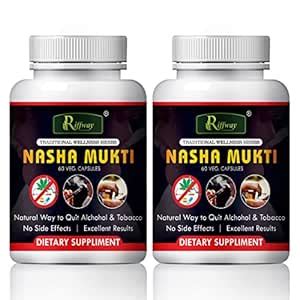 Buy Riffway Nasha Mukti Ayurvedic Supplement For Body Detox General ...