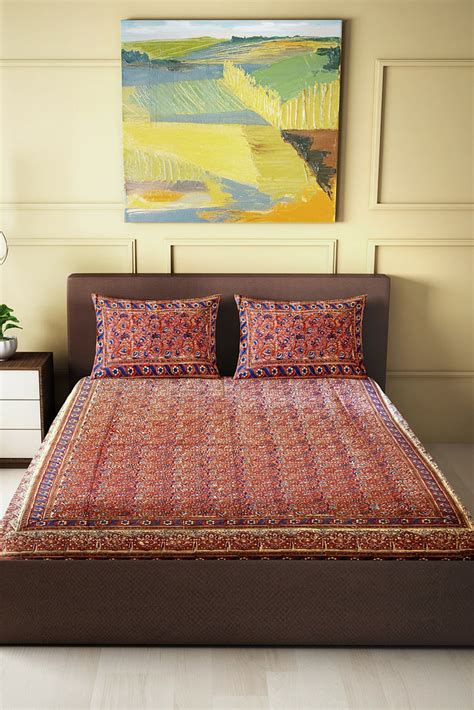 Buy Hand-Block Printed Bed Sheets - 10% Off Ethically Made Beauty from ...