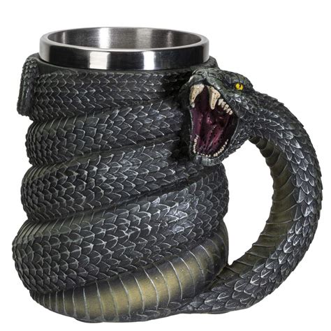 Buy SUMMIT COLLECTION Serpent Snake Coffee Mug Cup 16 fl oz Green ...