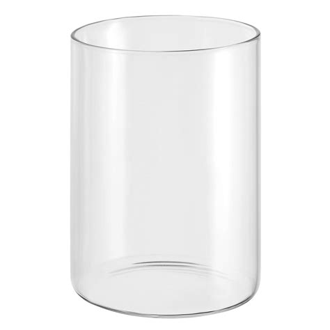 Uxcell 4.7"x3.3" Clear Glass Cylinder Vase Tabletop Flowers Vase ...