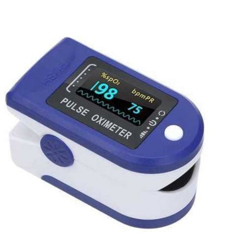 Deepsan Fingertip oxymeter Oxygen Pulse Oximeter (Blue, White) Pulse ...