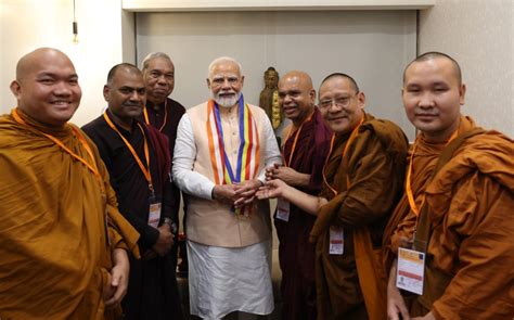 Members of the Bhikku Sangh meet PM and express gratitude on granting ...