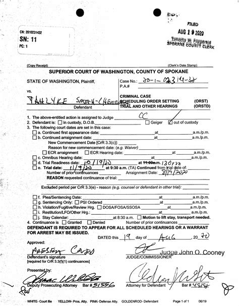 Spokane County Court Viewer