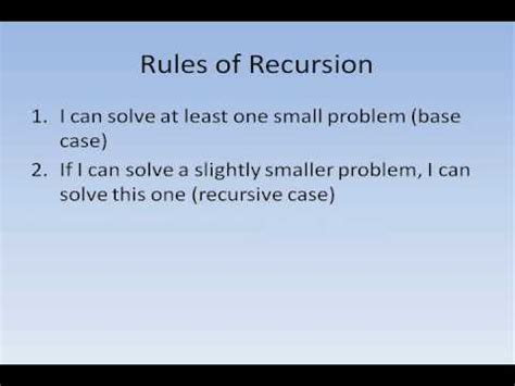 Image result for Recursion in Java YouTube