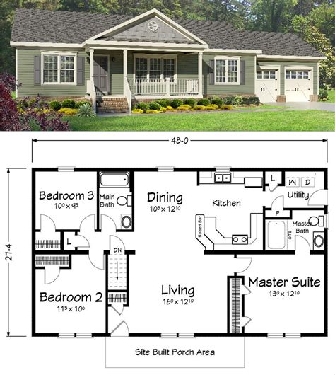Ranch Style House Plans With Walkout Basement