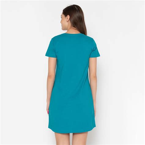 Women Cotton Sleepshirt - Harbour Blue – BONJOUR