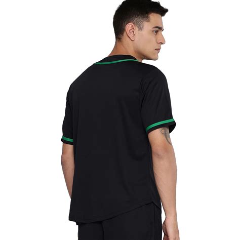 NBA - Nba: Boston Celtics Typography Baseball Shirt-Black - NBA