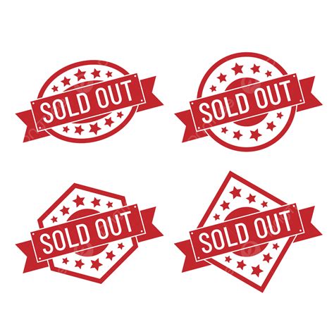 Sold Out Stamp Vector 的图像结果