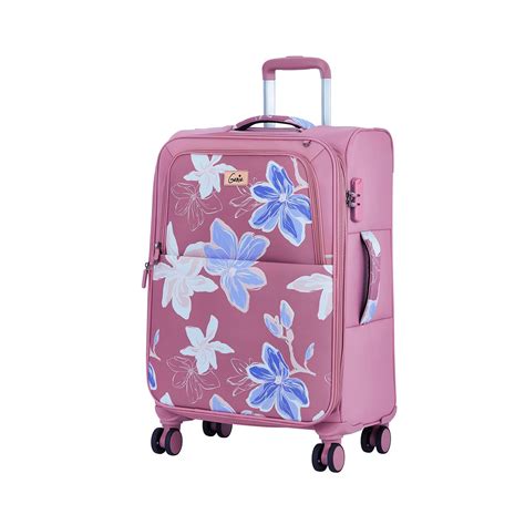 Buy Genie Nylon Lily 77Cm Trolley Bag, Soft Side Premium Lightweight 8 ...