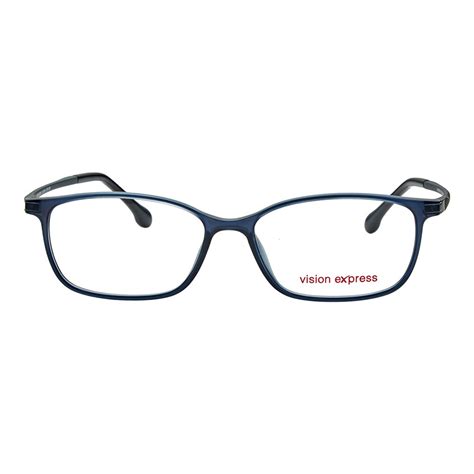 Full Rim Ultem Rectangle Grey Medium Vision Express 12070 Eyeglasses