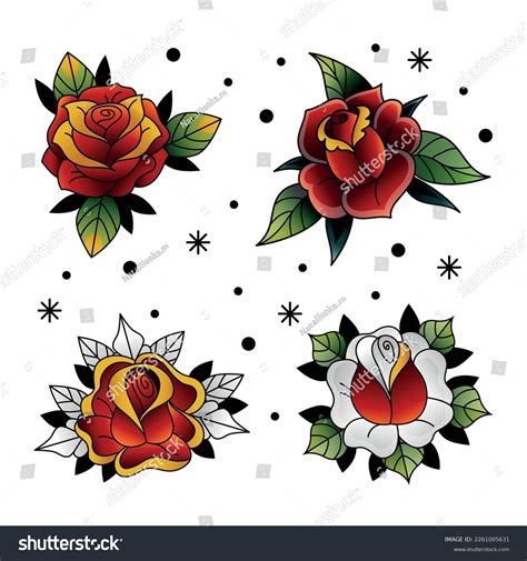 Traditional American Rose Tattoo Meaning