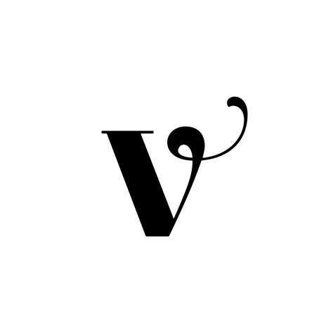 V letter logo design for fashion and beauty and spa company. V letter vector icon. V logo ...