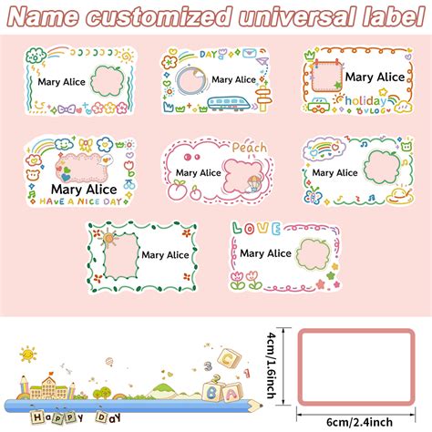 Elige tus propios adhesivos personalizados con texto o gráficos de ...