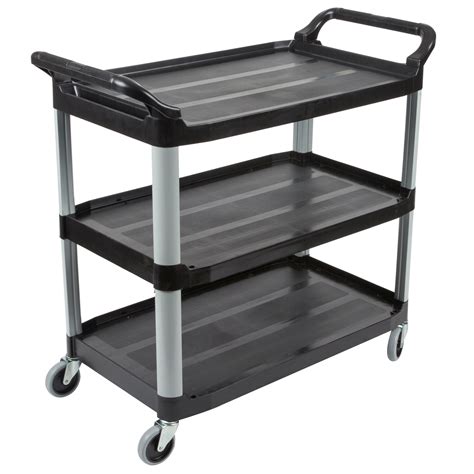 Rubbermaid Commercial 409100BLA Xtra™ Utility Cart w/ Open Sides Black