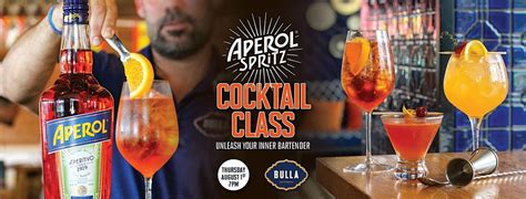 Aperol Spritz Cocktail Class @ Bulla Gastrobar - The Falls, Bulla ...