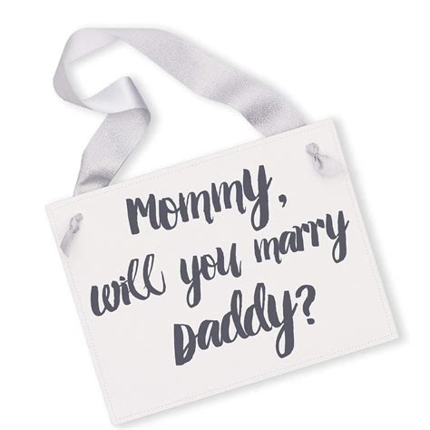 Buy Mommy Will You Marry Daddy Sign | Wedding Proposal With Kids ...