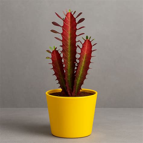Euphorbia Trigona ‘Red’ – Sculptural Crimson Column for Modern Gardens ...