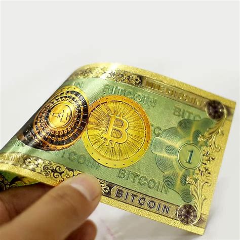 SPART - BTC Physical Bitcoin Cryptocurrency Gold Foil Un-Currency Money ...