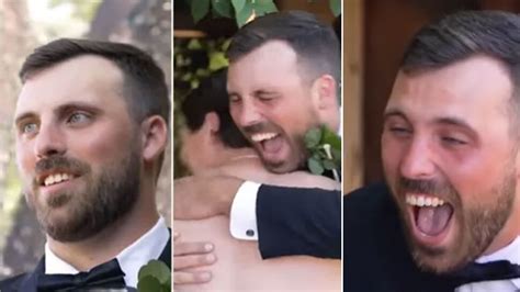 wedding prank groom friend prank dressed up like bride entertaining ...