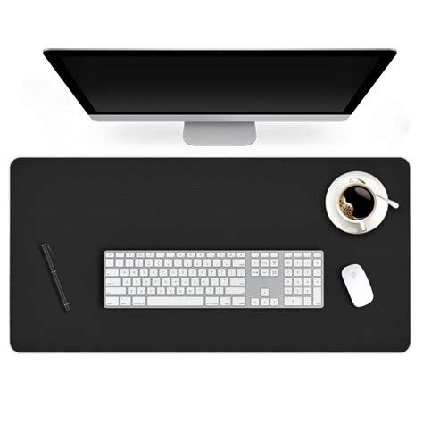 Desk Protector Blotter Pad on Top of Desks PU Leather Office Desk ...